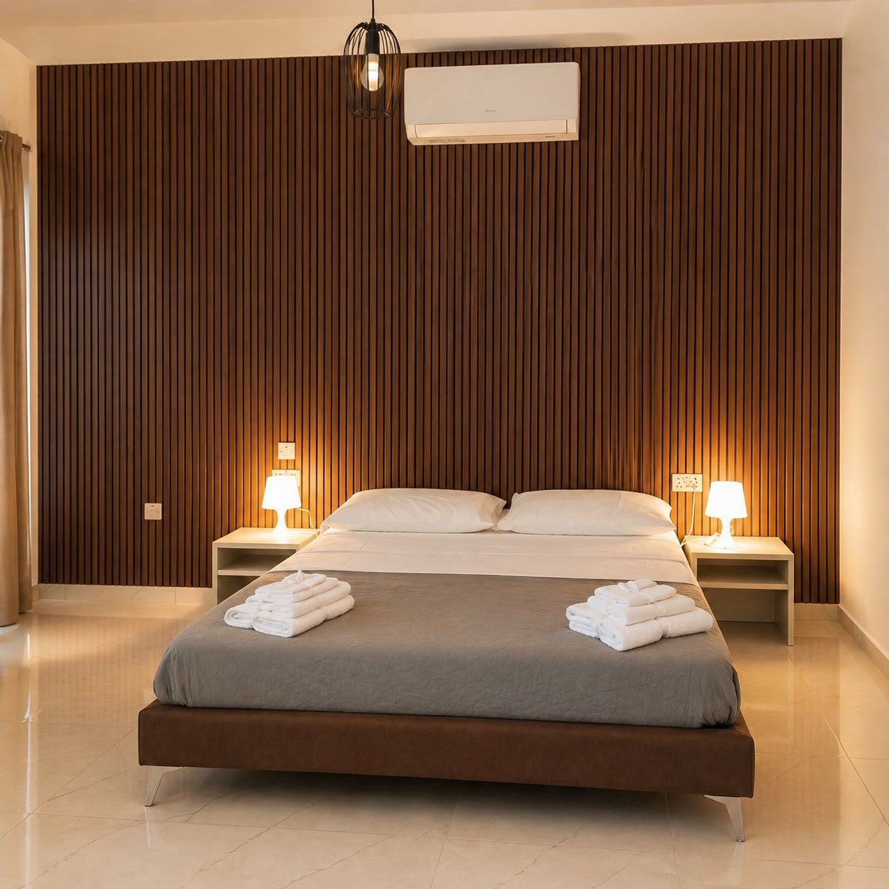 Salotto con TV e divano letto